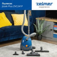 Пылесос Zelmer Jozek Plus ZVC241P синий