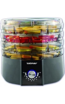 Сушилка для овощей и фруктов ZELMER ZFD1004 черный