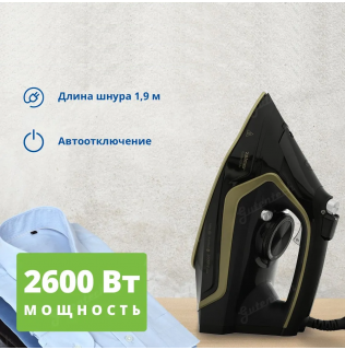 Утюг Zelmer ZIR2620 Golden Glide (УЦЕНКА)
