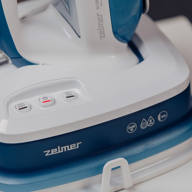 Паровая станция ZELMER ZIS8400X COMPACT WHITE/BLUE