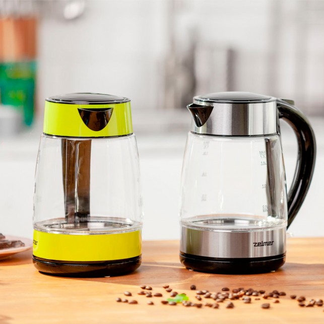 Чайник ZELMER ZCK8011L GLASS/LIME