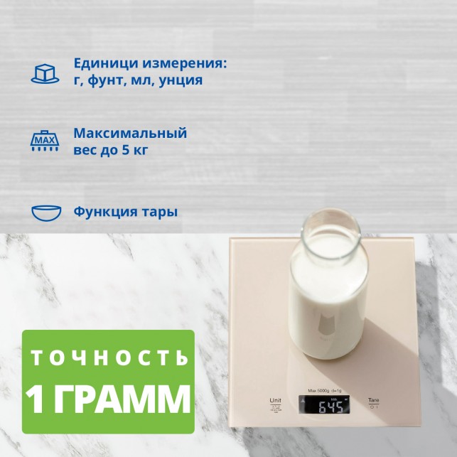 Кухонные весы ZELMER ZKS1100 IVORY