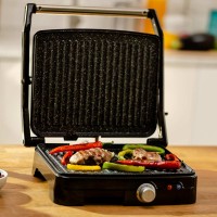 Гриль ZELMER ZPR2000 BLACK/INOX