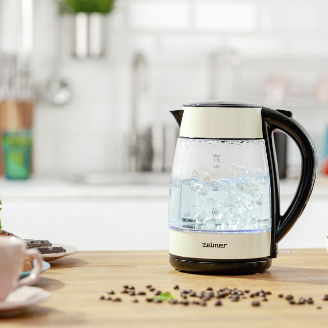 Чайник ZELMER ZCK8011I GLASS/IVORY
