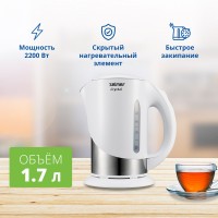 Чайник ZELMER ZCK7630W CRYSTAL WHITE