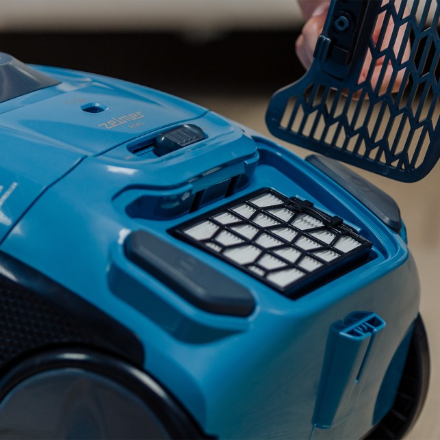 Пылесос Zelmer Adas ZVC313P синий