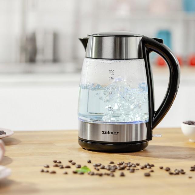 Чайник ZELMER ZCK8011 GLASS/INOX