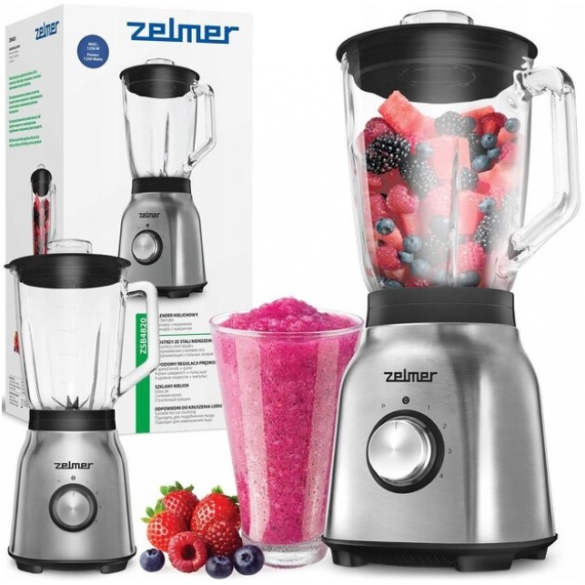 Блендер стационарный ZELMER ZSB4820 BLACK/SILVER