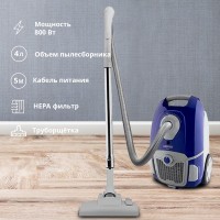 Пылесос Zelmer Olek ZVC421PB синий