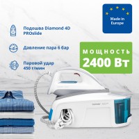 Паровая станция ZELMER ZIS6450 SMARTCARE WHITE/GREY/BL