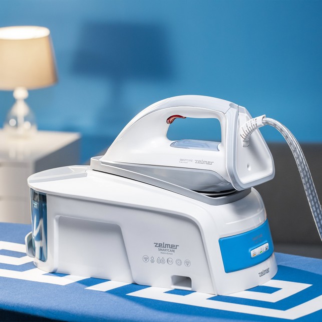 Паровая станция ZELMER ZIS6450 SMARTCARE WHITE/GREY/BL