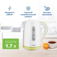 Чайник ZELMER ZCK7616L WHITE/LIME