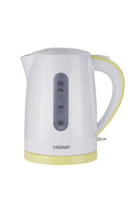 Чайник электрический ZELMER ZCK7616L WHITE/LIME