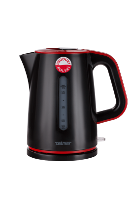 Чайник ZELMER ZCK7620R BLACK/RED