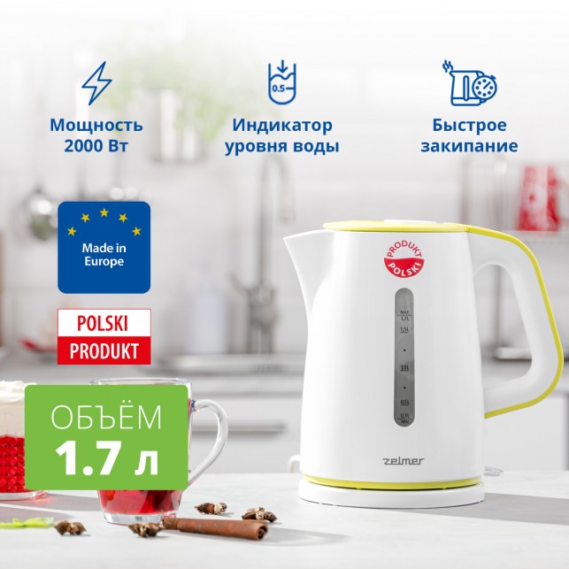 Чайник ZELMER ZCK7620G