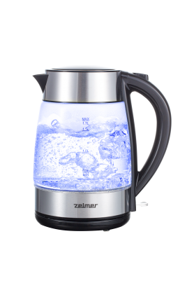 Чайник электрический ZELMER ZCK8011 GLASS/INOX
