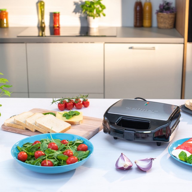 Сандвич мейкер ZELMER ZSM7900 3IN1 BLACK/INOX