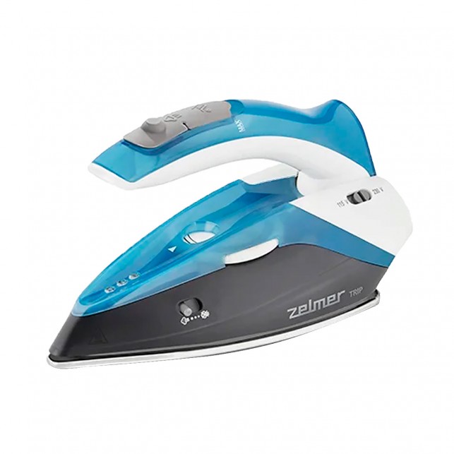 Утюг ZELMER ZIR0500 TRIP WHITE/BLUE/GREY