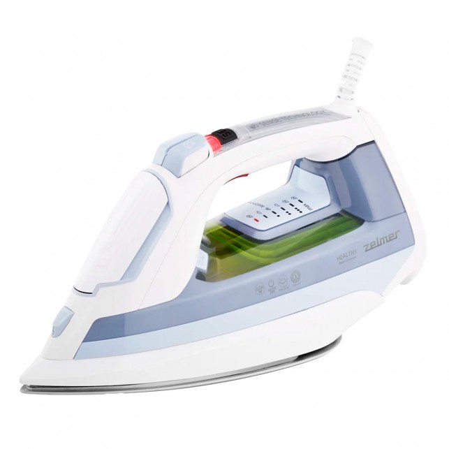 Утюг ZELMER ZIR3200 HEALTHY WHITE/BLUE