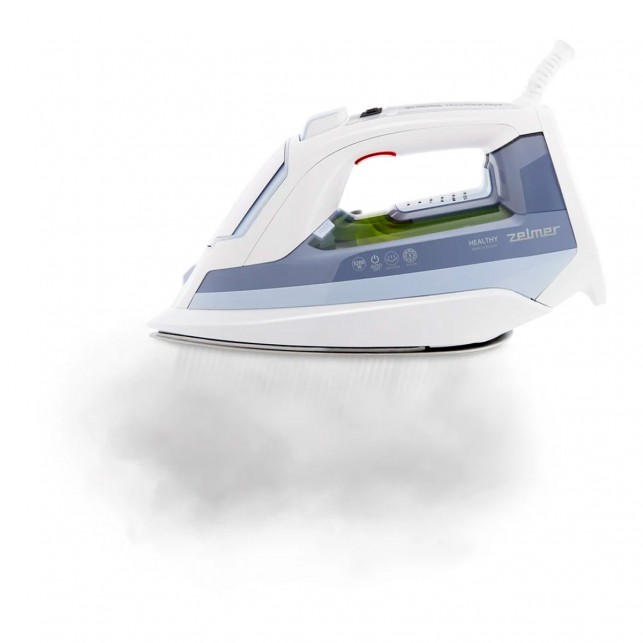 Утюг ZELMER ZIR3200 HEALTHY WHITE/BLUE