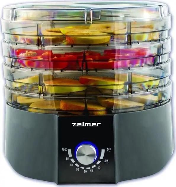Сушилка для овощей и фруктов ZELMER ZFD1004 BLACK