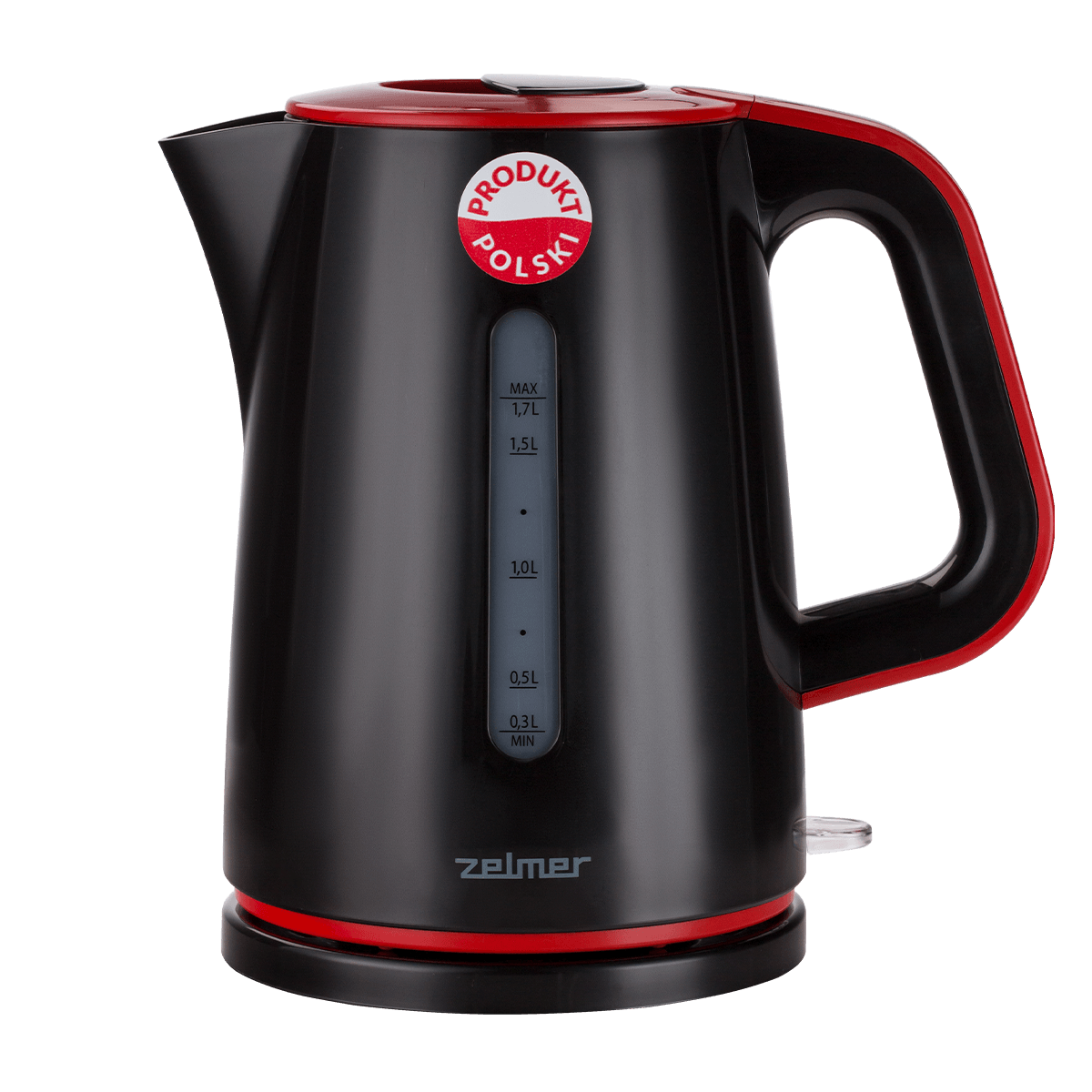 Чайник ZELMER ZCK7620R BLACK/RED