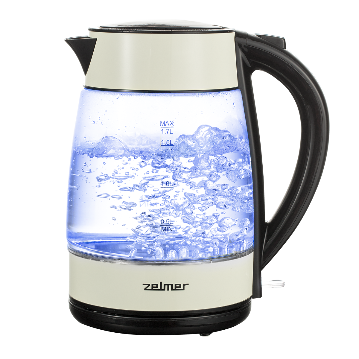 Чайник ZELMER ZCK8011I GLASS/IVORY