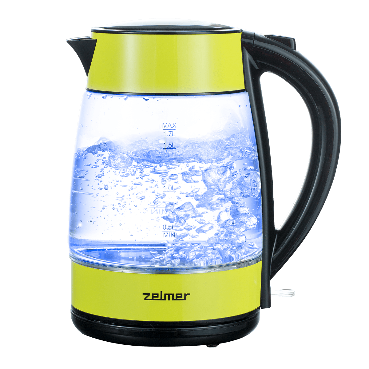 Чайник ZELMER ZCK8011L GLASS/LIME
